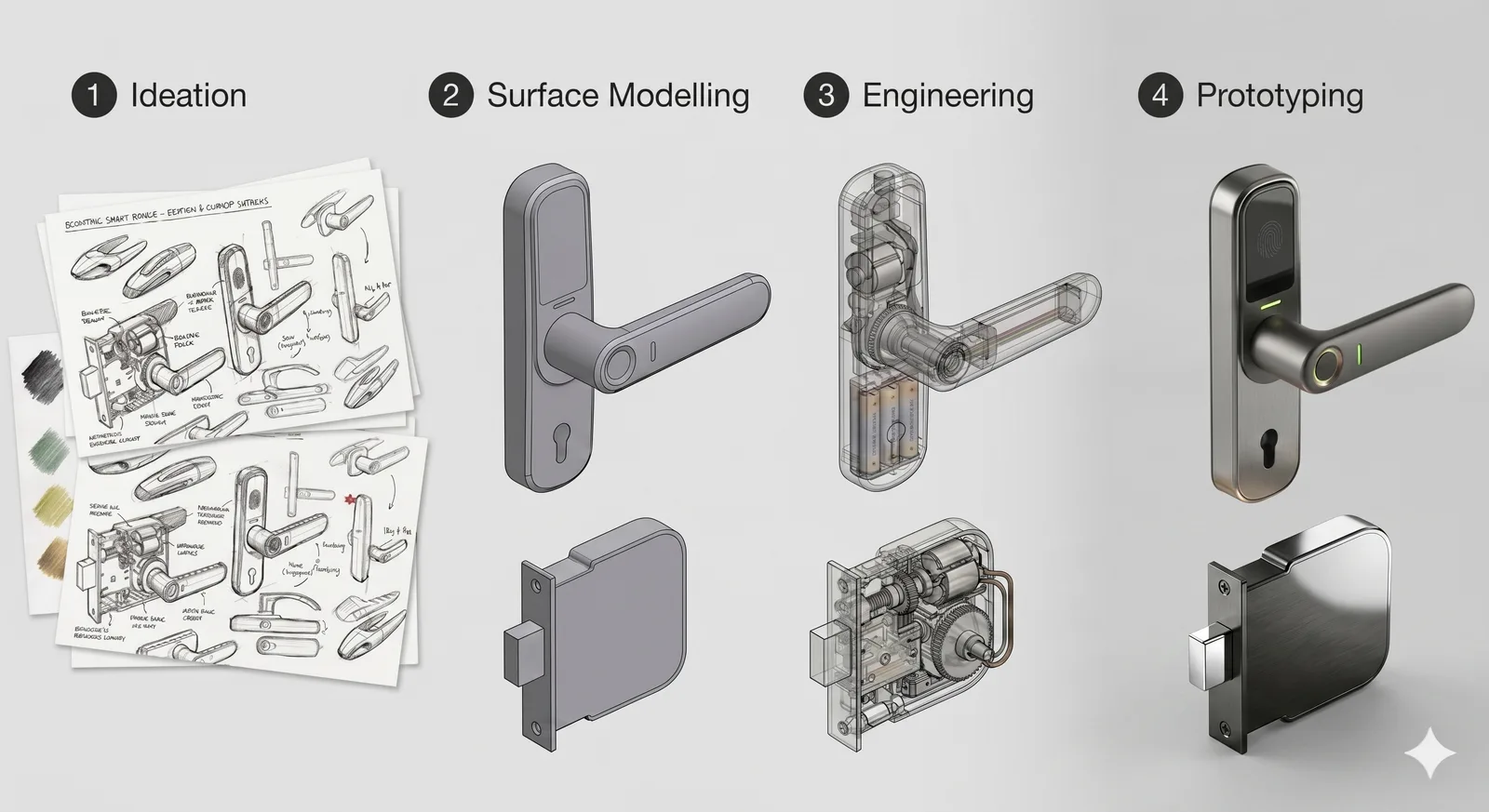 Biometric Door Handle Design
