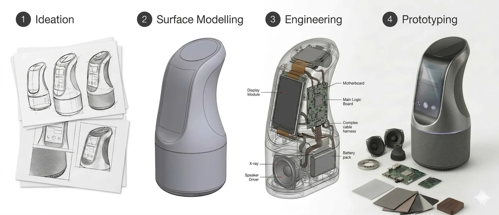 Smart Speaker Consumer Electronics Design – Ideation to Prototyping